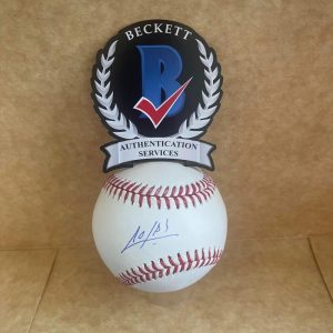 OSCAR COLAS CHICAGO WHITE SOX SIGNED AUTO M.LBASEBALL BAS WITNESSED