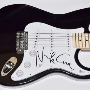 Nick Cave Signed Autographed Electric Guitar The Bad Seeds Beckett BAS COA