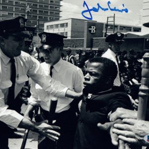 John Lewis Signed Autograph 8x10 Photo Civil Rights Selma March Beckett BAS COA