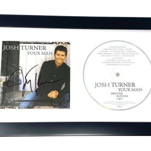Josh Turner Signed Autographed Your Man Framed CD Booklet Display COA