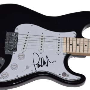 Paul Williams Signed Guitar The Muppets A Star Is Born Composer Beckett BAS COA