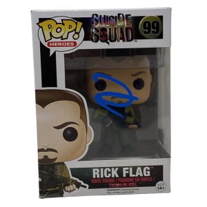 Joel Kinnaman Signed Autograph Funko Pop Rick Flag #99 Suicide Squad Beckett COA