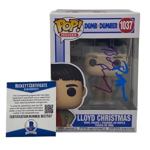 Peter & Bobby Farrelly Signed Funko Pop Lloyd Christmas Dumb and Dumber BAS COA
