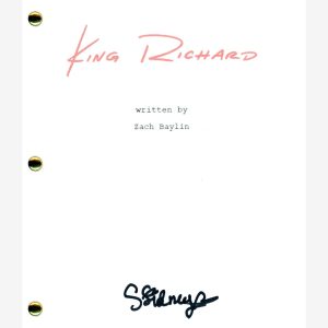 Saniyya Sidney Signed Autographed King Richard Movie Script Screenplay ACOA COA
