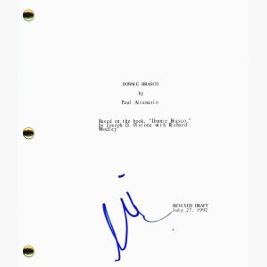 Al Pacino Signed Autographed Donnie Brasco Movie Script Full Screenplay ACOA COA
