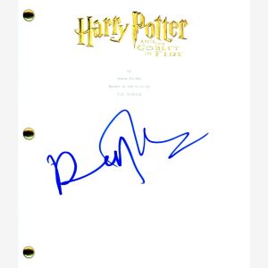 Ralph Fiennes Signed Harry Potter and The Goblet of Fire Movie Script ACOA COA