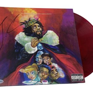 J Cole Signed Autographed KOD Vinyl Record Album LP Beckett COA