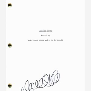David O. Russell Signed Autographed American Hustle Script Screenplay ACOA COA