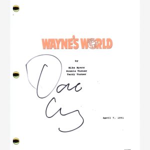 Dana Carvey Signed Autographed Wayne's World Movie Script Screenplay ACOA COA