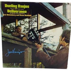 Jon Voight Signed Deliverance Dueling Banjos Soundtrack Vinyl LP Beckett COA
