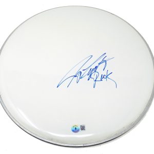 Rook JP Cappelletty Signed 13" Drumhead Machine Gun Kelly Drummer Beckett COA
