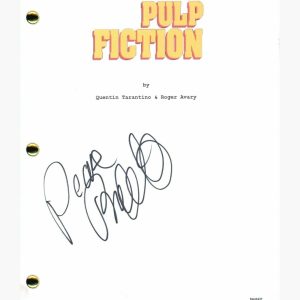 Rosanna Arquette Signed Autograph Pulp Fiction Movie Script Screenplay ACOA COA