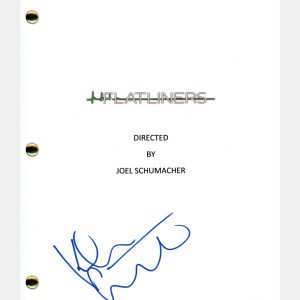 Kiefer Sutherland Signed Autographed Flatliners Movie Script Screenplay ACOA COA