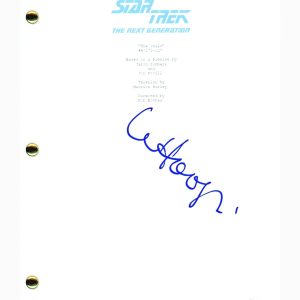 Whoopi Goldberg Signed Star Trek The Next Generation The Child Script ACOA COA