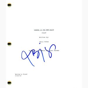Jason Biggs Signed Autographed Orange Is The New Black Pilot Script ACOA COA