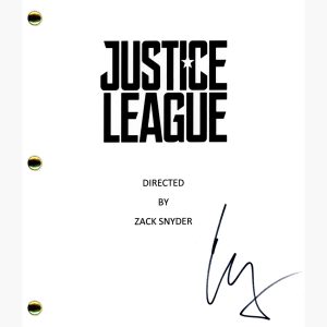 Ezra Miller Signed Autographed Justice League Movie Script The Flash ACOA COA