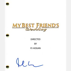 Dermot Mulroney Signed My Best Friend's Wedding Movie Script Screenplay ACOA COA