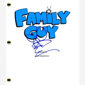 Seth Green Signed Autographed Family Guy Pilot Episode Script Chris ACOA COA
