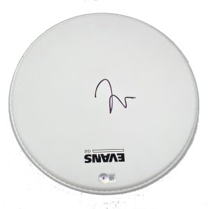 Taylor Hawkins Signed Autographed 12" Drumhead Beckett BAS COA