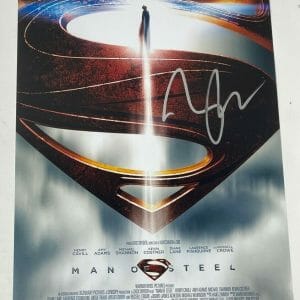 Zack Snyder Signed Man of Steel 11x17 Movie Poster Photo Superman Beckett COA