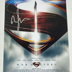 Zack Snyder Signed Man of Steel 11x17 Movie Poster Photo Superman Beckett COA