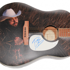 AUSTIN POST MALONE SIGNED AUTOGRAPH 1/1 CUSTOM GIBSON ACOUSTIC GUITAR W/ JSA COA