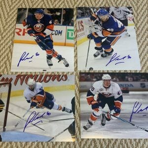 Lot of 5 Michael Grabner SIGNED NY Islanders SIGNED Auto 16x20 & 4 8x10 's
