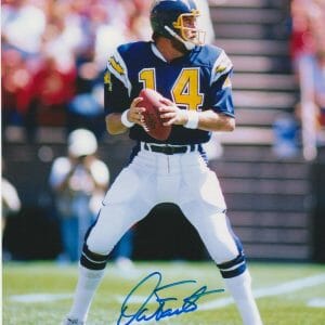 Dan Fouts SIGNED San Diego Chargers SIGNED HOF Hall Of Fame 8x10 w/ COA
