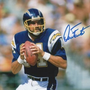 Dan Fouts SIGNED San Diego Chargers SIGNED HOF Hall Of Fame 8x10 w/ COA