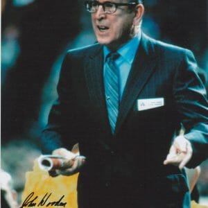 Coach John Wooden UCLA legendary HOF Coach Autographed SIGNED 8x10 w COA
