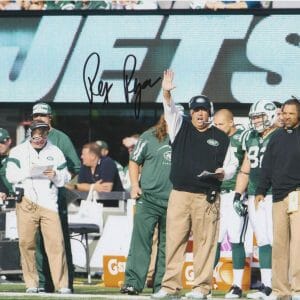 Coach Rex Ryan SIGNED 8x10 New York NY JETS Bills Autograph K9 COA w PROOF