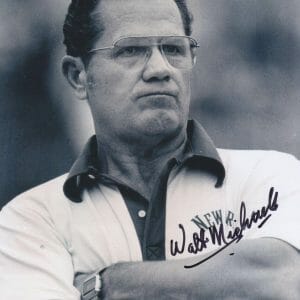 Coach Walt Michaels SIGNED 8x10 New York NY JETS 69 Super Bowl Asst w K9 COA