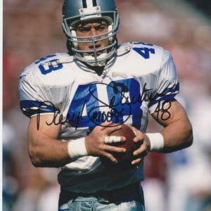 Daryl Moose Johnston SIGNED 8x10 Dallas Cowboys - Super Bowl Champion w/ COA