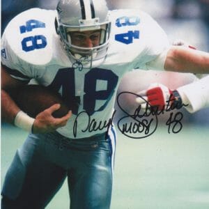 Daryl Moose Johnston SIGNED 8x10 Dallas Cowboys - Super Bowl Champion w/ COA