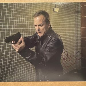 Kiefer Sutherland SIGNED 24 Jack Bauer 11x14 Autographed w PROOF K9 COA
