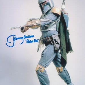 Jeremy Bulloch Star Wars Empire ESB Boba Fett SIGNED 8x10 - K9 EXACT PROOF