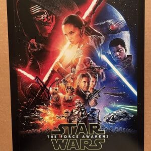 John Boyega & JJ Abrams SIGNED Star Wars Ep 7 11x14 Autograph / K9 holo