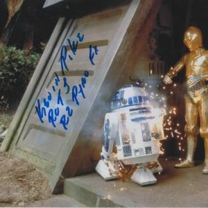 Kevin Pike Return of the Jedi FX ILM SIGNED Star Wars 8x10 R2D2 Explosion