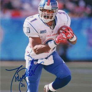 Tiki Barber SIGNED New York Giants All Pro Bowl SIGNED Autographed 8x10 w COA