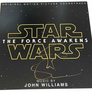 Gustavo Dudamel SIGNED Star Wars The Force Awakens Composer 12x12 / K9 holo