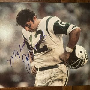 Joe Namath SIGNED Autographed 16x20 with “My Best” NY Jets Super Bowl PROOF COA