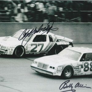 Cale Yarborough & Bobby Allison SIGNED Autographed Nascar Cars HOF 8x10 w/ COA