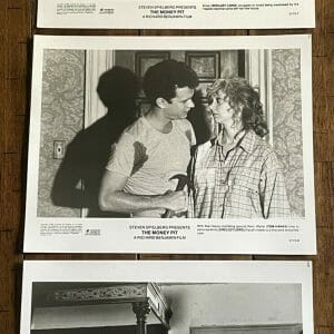 1986 3x Lot Press Photo The Money Pit Tom Hanks & Shelly Long Universal Studios