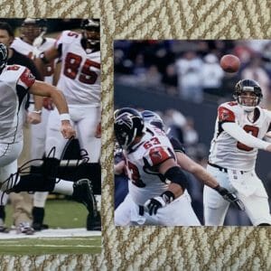 2x lot of Matt Schaub SIGNED 8x10 Atlanta Falcons QB