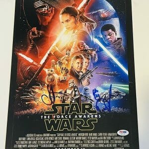 JJ Abrams SIGNED AUTOGRAPH Star Wars Ep 7 12x18 w SELF SKETCH PSA COA RARE
