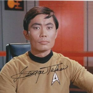 George Takei Star Trek SULU SIGNED Autographed 8x10 - K9 COA