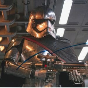 Gwendoline Christie Captain Phasma SIGNED Star Wars Ep 7 8x10 / K9 holo