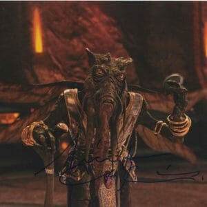 Marton Csokas Star Wars Poggle the Lesser Ep 2 SIGNED 8x10 K9 COA Holo