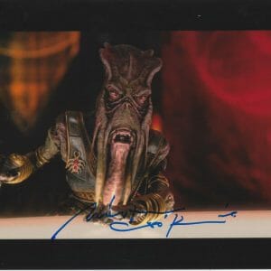 Marton Csokas Star Wars Poggle the Lesser Ep 2 SIGNED 8x10 K9 COA Holo
