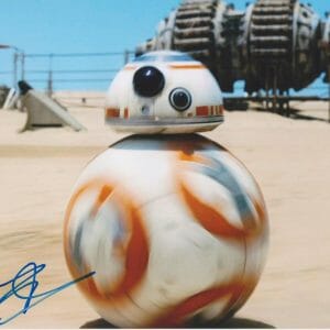 Ben Schwartz Star Wars TFA BB8 Force Awakens SIGNED 8x10 K9 COA Holo
